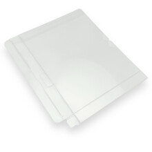 Blu-Ray Steelbook Protector Slipcover 0.35mm Crystal Clear PET Custom Fit Visible Spine for No J-Card 100-Pack
