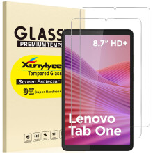 XunyLyee 2 Pack, Screen Protector for Lenovo Tab One 8.7 inch Tempered Glass Film Easy Installation