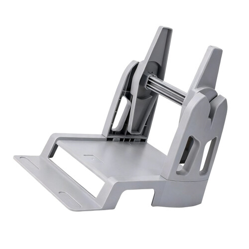 External Rolls Label Paper Holder Paper Holder for Desktop Label Printer Grey Large