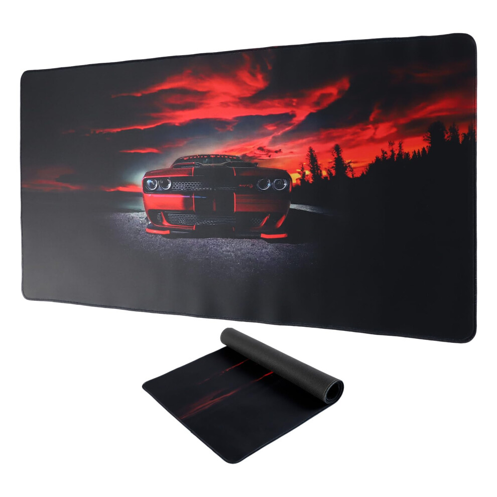 Gmedhc Xxl Mouse Mat Gaming Desk Mat Car Mouse Pad 900 X 400 Mm Large Mouse Pad Gaming Laptop Desk Mat 5008637903942