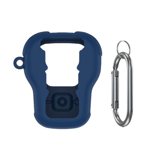 Shockproof Speaker Bag Reinforced Secure Transportation for Wearable Blue