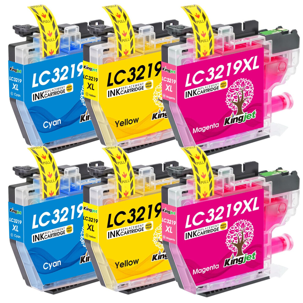 Photos - Printer Part KingJet LC3219XL Compatible Brother LC3219XL LC3219 LC3217 Ink Cartridges for Brother MFC-J5330DW MFC-J5335DW MFC-J5730DW MF 