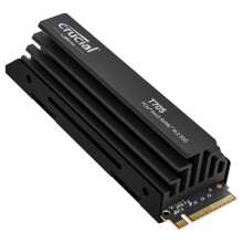 Crucial T705 2TB SSD PCIe Gen5 NVMe M.2 with Premium Heatsink, Up to 14,500MB/s, Microsoft DirectStorage, PCIe 4.0 Backwards Compatible, Internal Sol