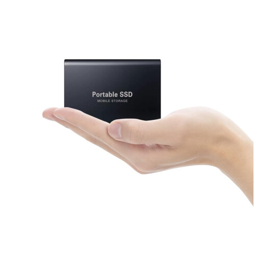External Hard Drive External Solid State Drive 2TB HDD External Hard Drive USB 3.0 for PC, Mac,Desktop,Chromebook(2TB, Black-A)