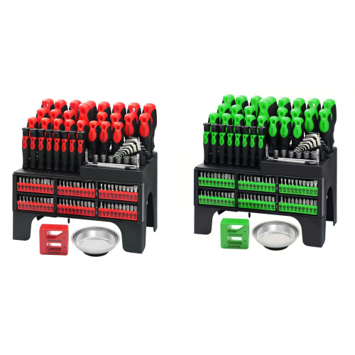 Full Set 118 Piece Screwdriver Kit Ergonomic Handle for Comfortable Operation Green 1