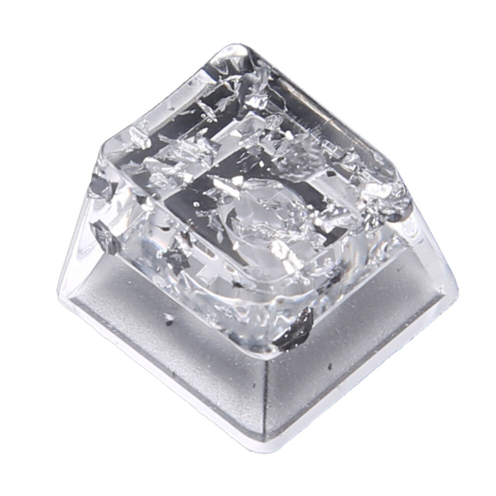 Foil Resins Keycaps High-End Printing Oem Profile Keycap For Keyboards Silver 7695001181235