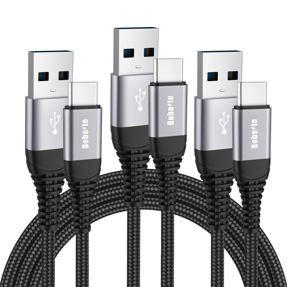 Usb C Charger Cable [3Pack 0.3M 1M 2M], Usb To Usb C Cable Fast Charging Cable Nylon Braided Type C Charger Lead For Iphone 17 16 15 Pro Max 17E 16E 5008717033088