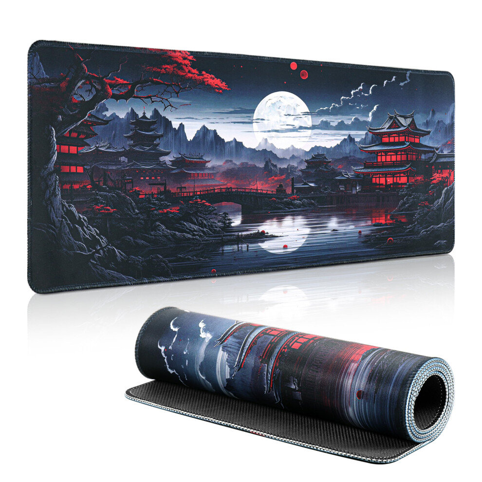 Yimomoyi Non Slip Mouse Pad, 80 X 30Cm Mouse Mat Extended, Gaming Mousepad Waterproof, Desk Mat With Rubber Base, Desk Pad Laptop For Office And Home 5007949020323