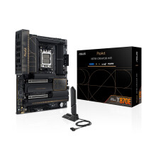 ASUS ProArt X870E-CREATOR WIFI, AMD X870E ATX motherboard, PCIe 5.0 x16 slots with full support for next-gen GPUs, 16+2+2 power stages, DDR5, dual US