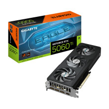Gigabyte GeForce RTX 5060 Ti EAGLE MAX OC 16G Graphics Card - 16GB GDDR7, 128bit, PCI-E 5.0, 2617MHz Core Clock, 3 x DP, 1 x HDMI, NVIDIA DLSS 4, GV-