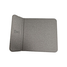 Multifunctional Mouse Pad Radio Device 15W Quick Fee Game Computers Gray