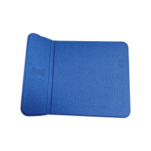 LED Measure Radio Charging Mouse Pad 15W Fast Life Game PC Blue