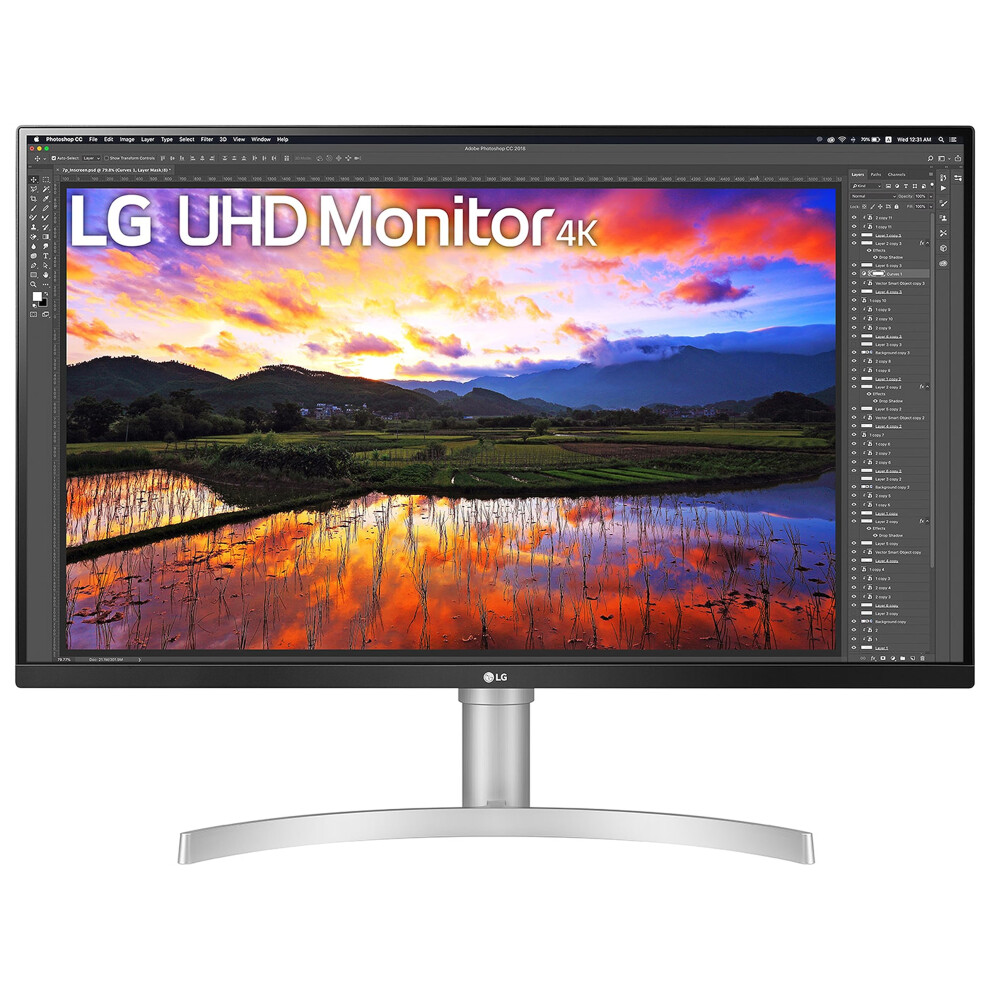 Lg Uhd Monitor 32Un650k – 4K Ips 32 Inch, 60Hz, 5Ms, Srgb 95%, Hdr10, High Resolution Content Creation Display, Built-In Speakers, Hdmi, Displayport
