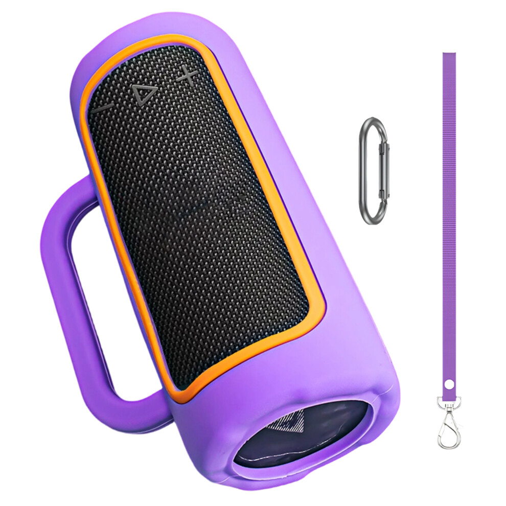 Soft Silicone Skin Cover For Grip Speaker Durability Scratch Resistant Shell Purpl 7695001163828