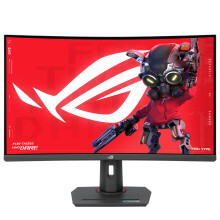 ASUS ROG Strix XG32WCS USB Type-C Gaming Monitor – 32-inch, 2560x1440, Curved, 180Hz (Above 144Hz), 1ms (GTG), Fast VA, Extreme Low Motion Blur Sync