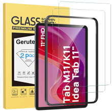 Gerutek Screen Protector for Lenovo Tab M11/Tab K11/ Idea Tab 11 with [Installation Frame] TB-330FU/TB-331FC Tempered Glass Film [Ultra Clear][Anti S