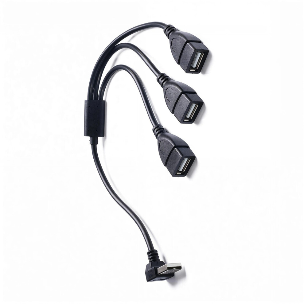 Multiple Port Usb Splitter For Simultaneous Charging And Data Transfer 5V 3A Out Bend Down 7695001217910