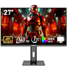 Gawfolk 27 inch IPS PC Screen, 4K Gaming Computer Monitors 160Hz