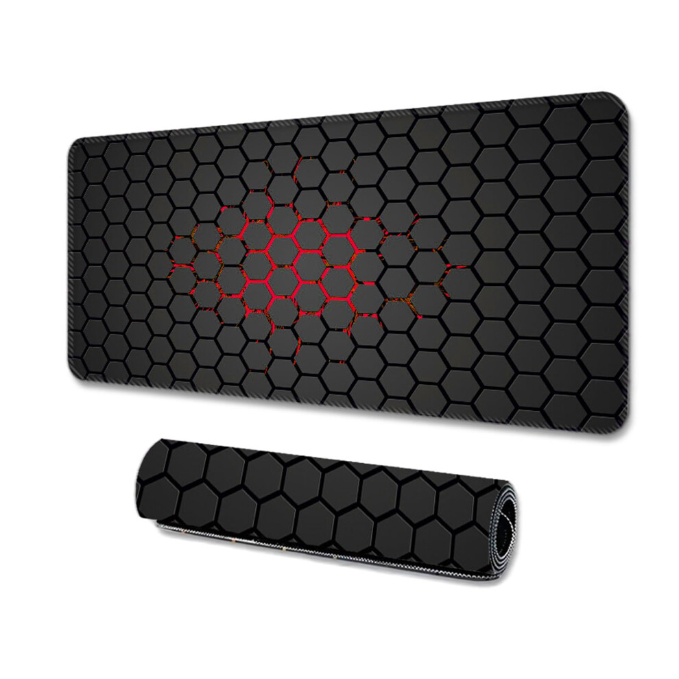 Xsdsls Gaming Mouse Mat, Large Mouse Pad 900X400 Xxl Mousepad Anti-Fray Stitched Edges, Non-Slip Rubber Base,Keyboard Desk Pad, Improved Precision An 5005191665255