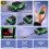 Durability Metal Plastic Keychain Camera Design for Backpack Key Car Accessory light green 4