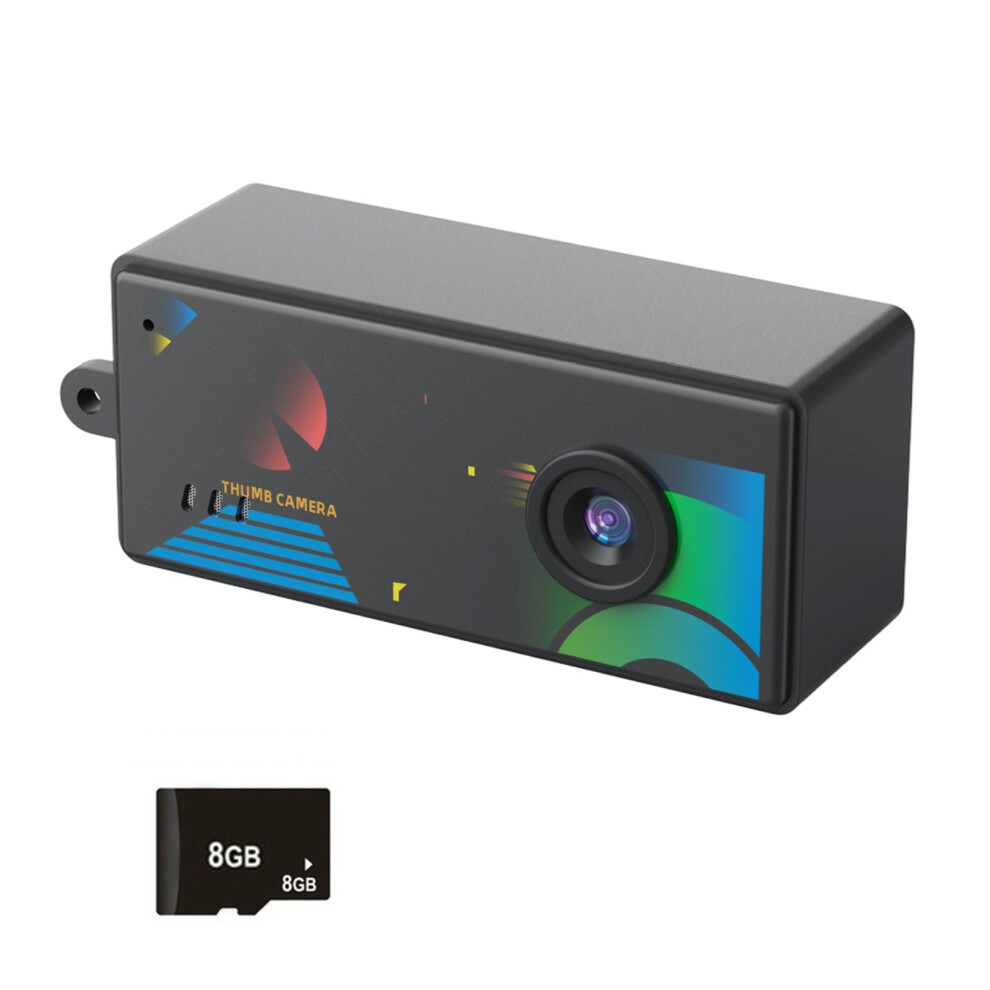 Mini Video Recorder Lightweight Portable Camera For Color With 8Gb Memory Card Black 7695001164269