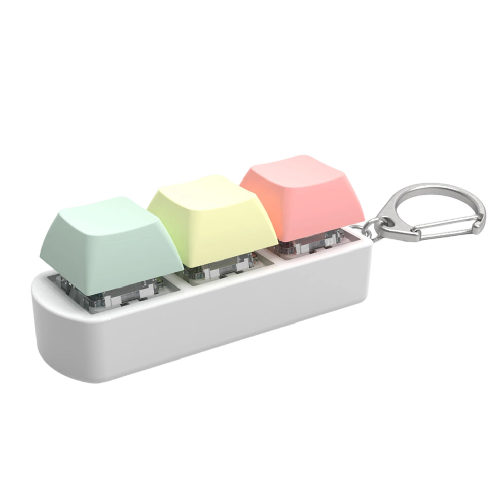 Mechanical Switches Tester Portable Stress Reliever Fidgets Toy Yellow P Blue/Light/Green 7695001218481