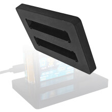 2.8in 2 Slot Base Bracket for Bitcoins NerdMiner NMMiner 2 Slot Plastic Holder