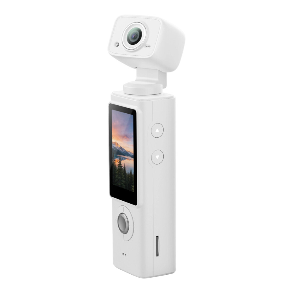 Clear Recording Camera With Fixed Focusing Lens For Sports Cameras White 7695001155489