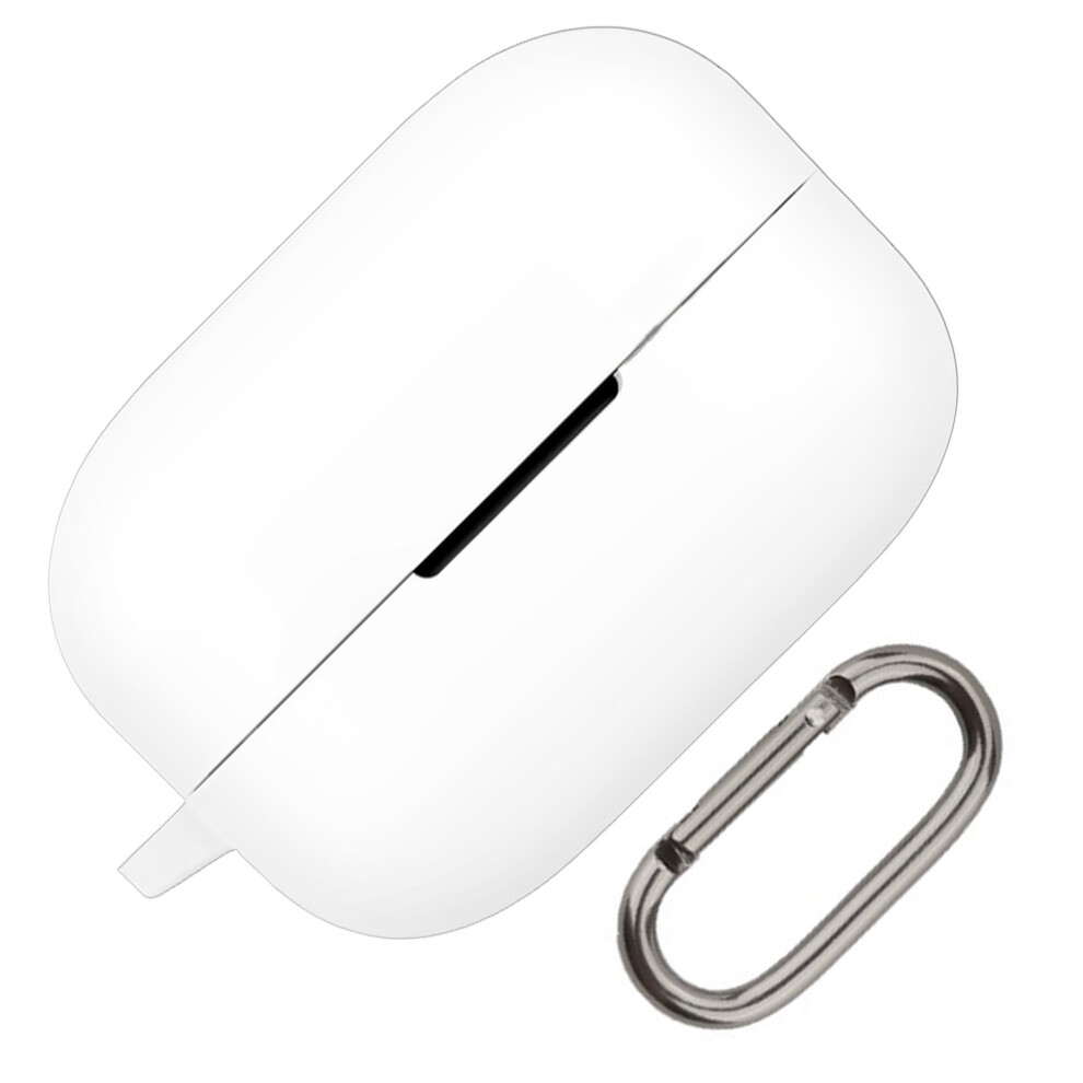 Protective Cover Silicone Case For Clip Wf-Lc900 Earphones With Buckle White 7695001159715