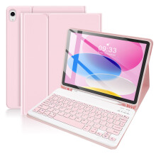 SOPPY Bluetooth Keyboard Case for New iPad 11th Gen. (A16) 11-inch 2025, 10th Generation 10.9 inch 2022, Detachable Wireless Keyboard, with Built-in