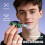 Durability Metal Plastic Keychain Camera Design for Backpack Key Car Accessory light green 7