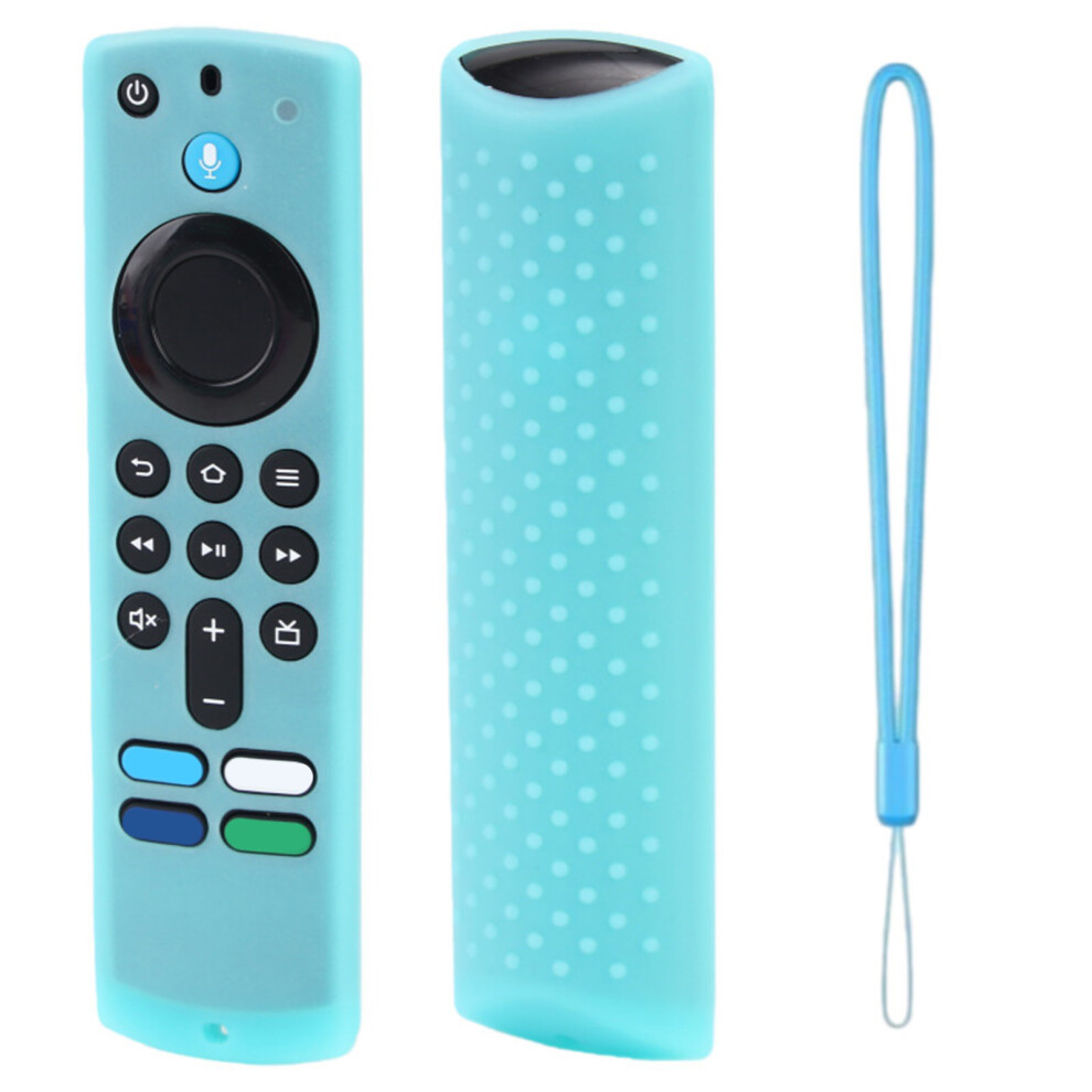 Superior Silicone Case For Tv Stick 3Rd Gen/4K Remotes Shockproof Shell Fluorescent Blue 7695001180481