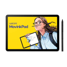 Wacom MovinkPad 11, an Android 14 all-in-one 11'' drawing tablet for young creatives. With Wacom Pro Pen 3, a sharp screen, Anti-glare etched glass,