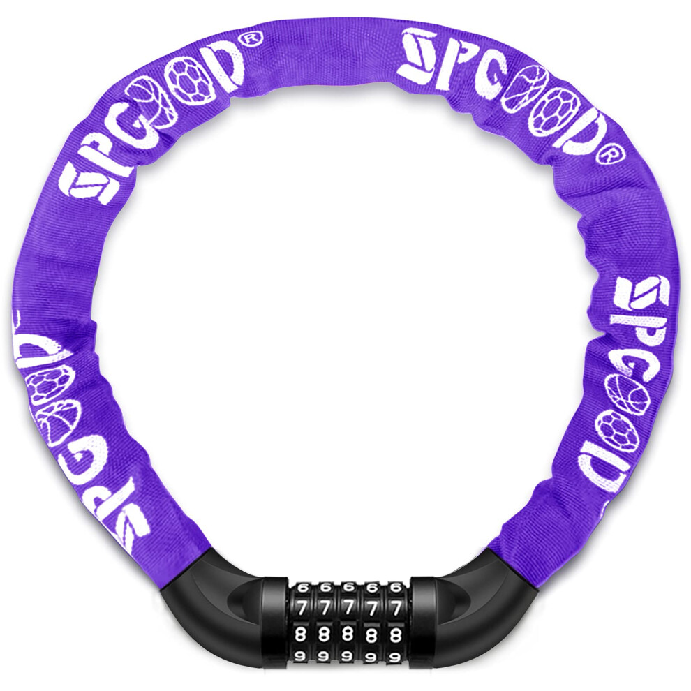 Spgood Bike Locks Heavy Duty/Bicycle Chain/Cycling Lock (14 Colors) 5009470909597