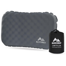 MARCHWAY Inflatable Camping Pillow with Soft Foam Top & TPU Air