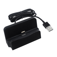 Universal Type C Charger Dock 18W Charging Double Color Selection Black/White Black