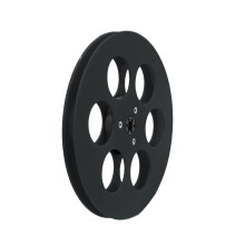 Empty Reel for Open Reel Recorder 7Inch 1/4 ABS 6 Hole Durability Construction Black