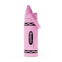CamelBak Crayola Chug Stainless Steel Water Bottle Carnation Pink, 16 oz