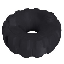 Cable Winder Round Charging Cable Organizers for Neat Desk and Travel Black Medium