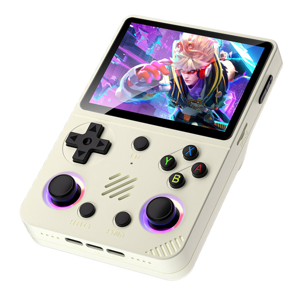 64G/128G Capacity Handheld 3D Gaming System Travel Friendly 30000 Game Preloaded 64G White 7695001185110