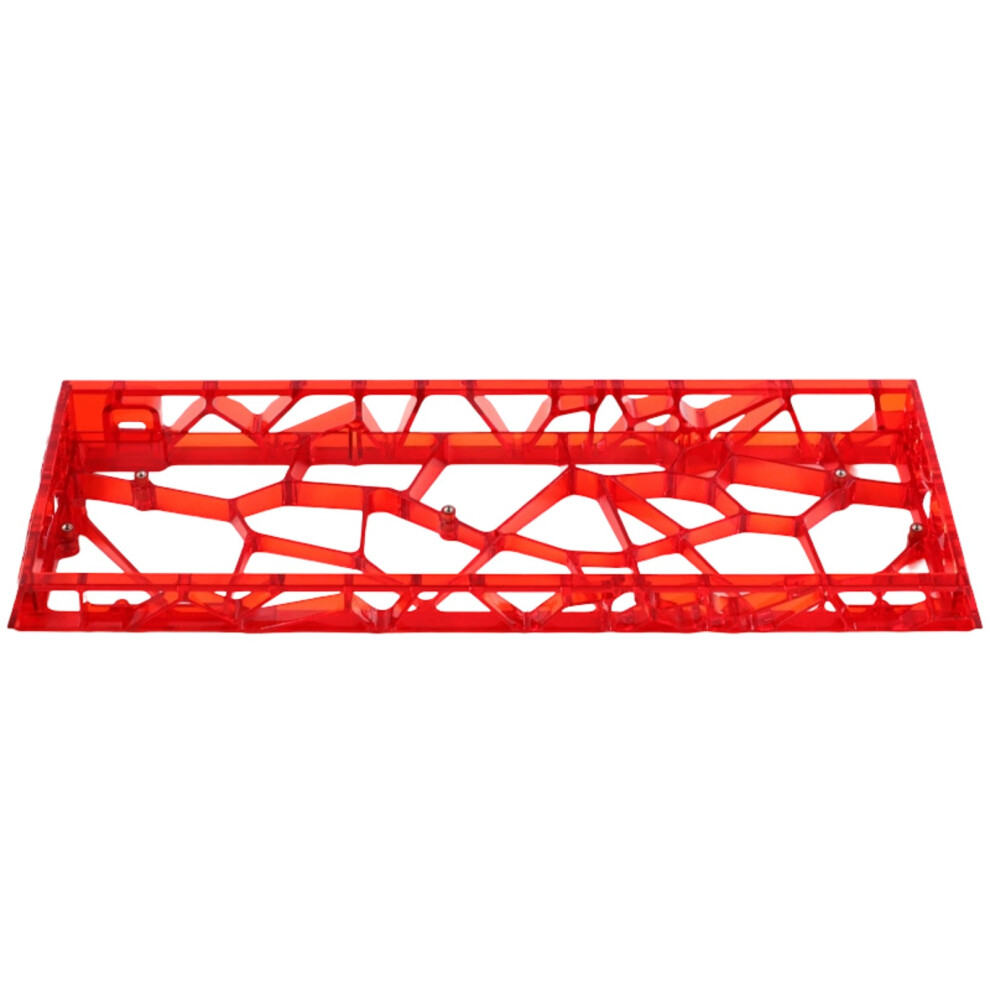 1Pc Gh60 Compatible Keyboards Shell Durability Ventilated Frame Lightweighted Red 7695001168816