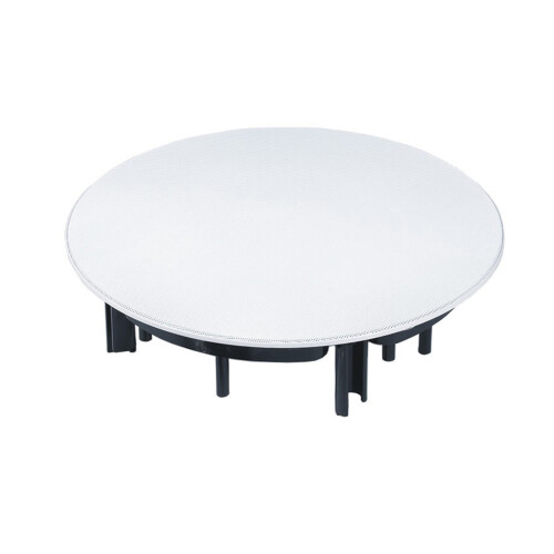 Durability ABS Ceiling Speaker Base Steel Meshes Protective Cover 8 inches