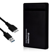 SUHSAI 1TB Portable External Hard Drive USB 3.0 Extended Data Storage Expansion Backup & Gaming Hard Drive Disk 2.5" HDD For PC Laptop Mac Smartphone