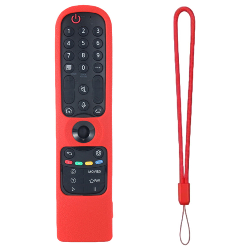 Universals Silicone Case For Anmr21 Mr22 23G Remotes Compatible Across Models Red 7695001235433