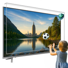 Pro Smart Unbreakable TV Screen Protector Fits 24 27 32 40 43 50 55 65 75 77 83 85 86 98 100 inch TV for OLED, QLED, LCD, UHD, 4K & 8K | Ultimate Pro