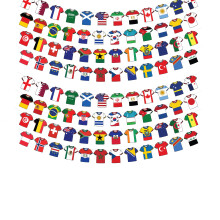 Premium Reusable World Cup Bunting 2026 - All 48 Qualified Teams x2