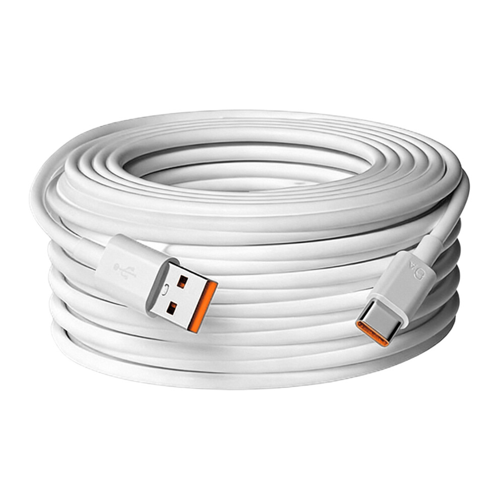 Ultra Long Microusb Type C Charging Cable Power Extension Cord For Security Usb Type-C 8M 7695001168649