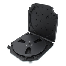 7Inch 3 hole Empty Reel for Tape Recorder 7Inch 1/4 ABS 3 Hole Durability Build Black