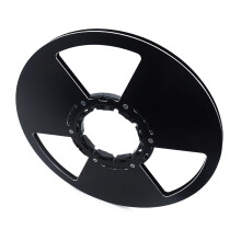 10inch 3 Hole Aluminum Tape Reel For Recorders In Red Blue Silver Black Color Black