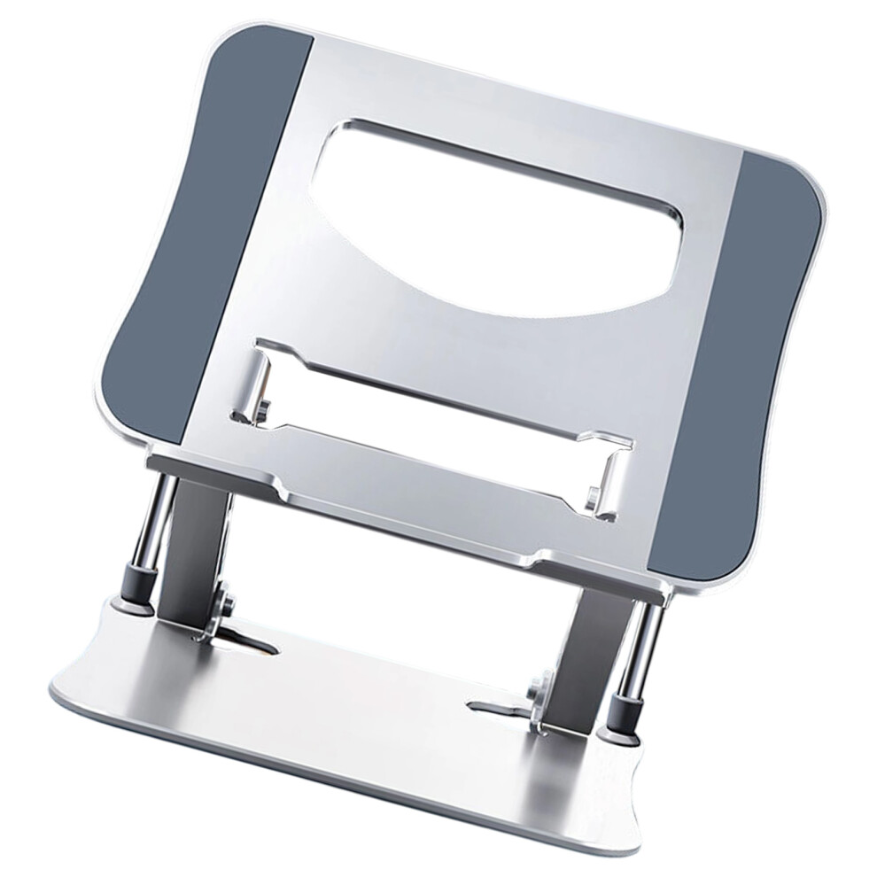 Laptop Stand For Desk Ergonomic Foldable Computer Stand Adjustable Height Stand Silver 7695001246149